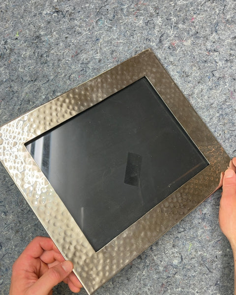 Hammered Metal Picture Frame, 11x13"