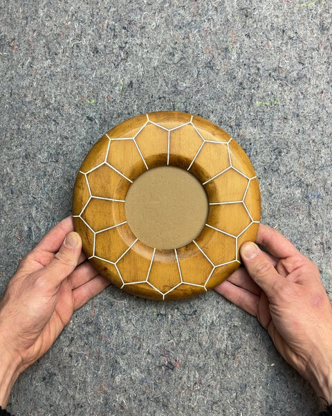 Wooden Round Picture Frame, 8"