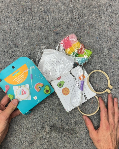 Punch Needle Craft Kit To Create Fun Lil' Badges
