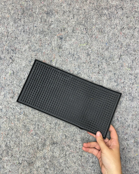Black Rubber Bar Mat