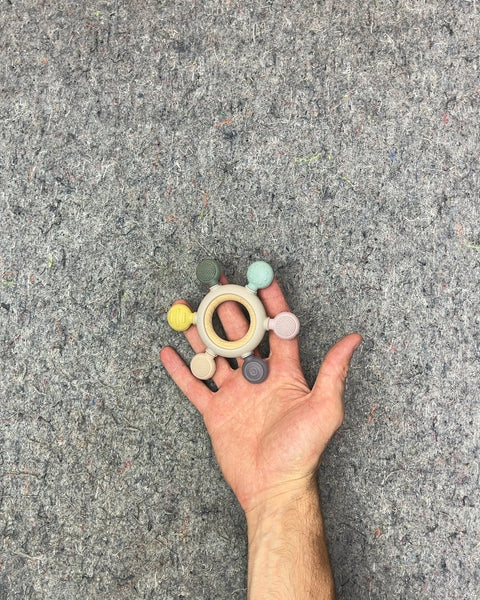 Baby Teether with Colorful Textured Balls