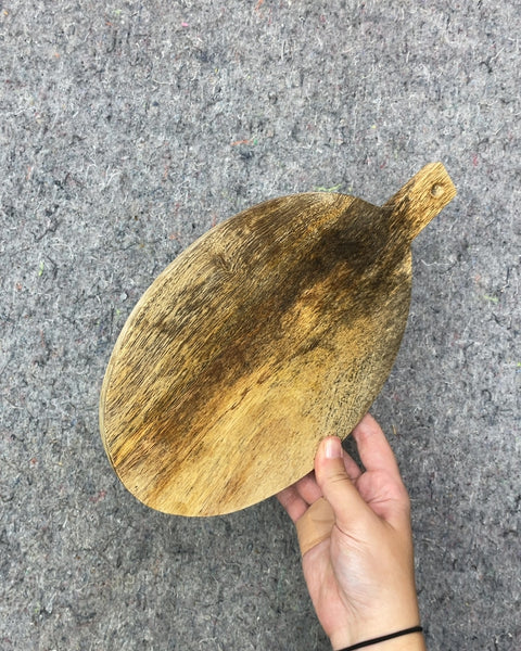 Wooden Oval Serving Board
