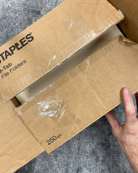 250 Or So Staples 3-Tab File Folders