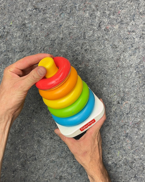 Fisher-Price Rainbow Stacking Rings Toy