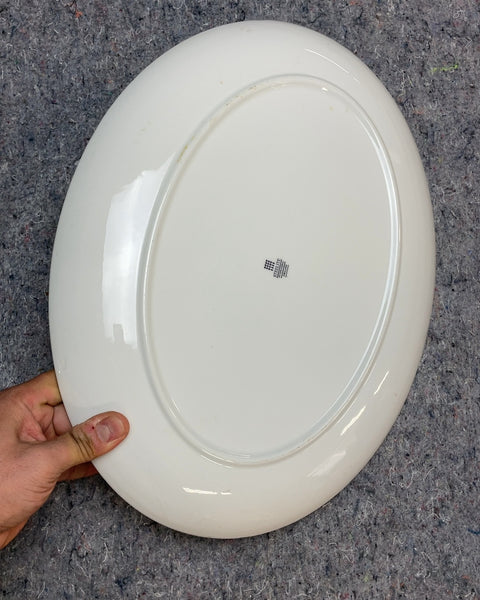 Vintage British Oval Serving Platter, 15"