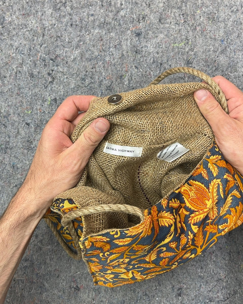 Karma Highway Floral Pattern Bag