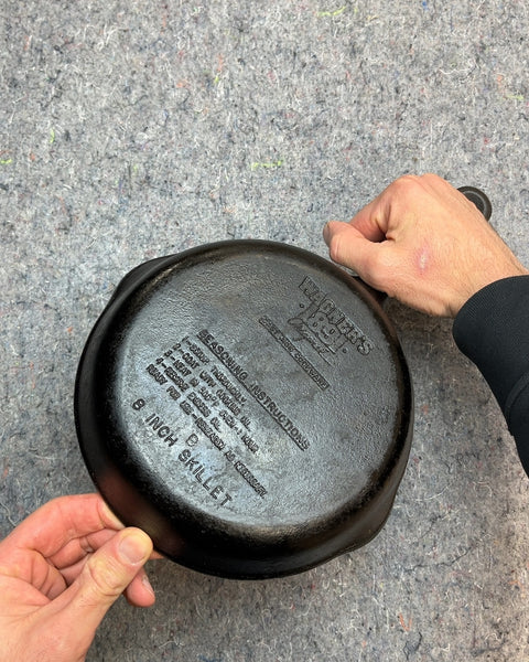 Wagner's 1891 Original 8-inch Cast Iron Skillet