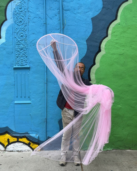Pink Canopy Netting