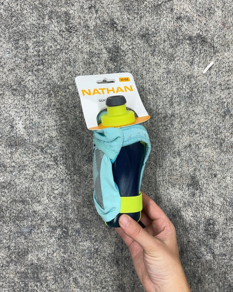 Nathan QuickSqueeze Insulated Handheld Water Bottle 12 oz
