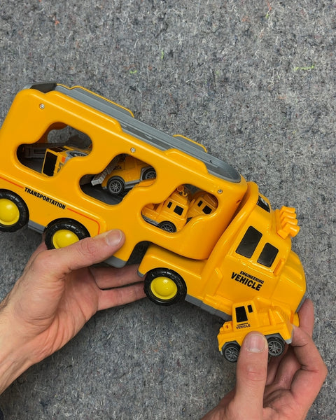 Toy Car Carrier Truck with Mini Cars