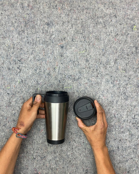 Stainless Steel Travel Mug with Handle