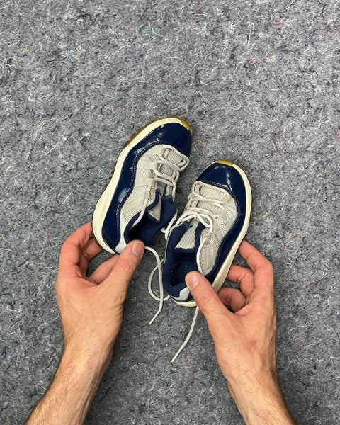 Jordan Navy Blue and White Toddler Sneakers, Size US 9C