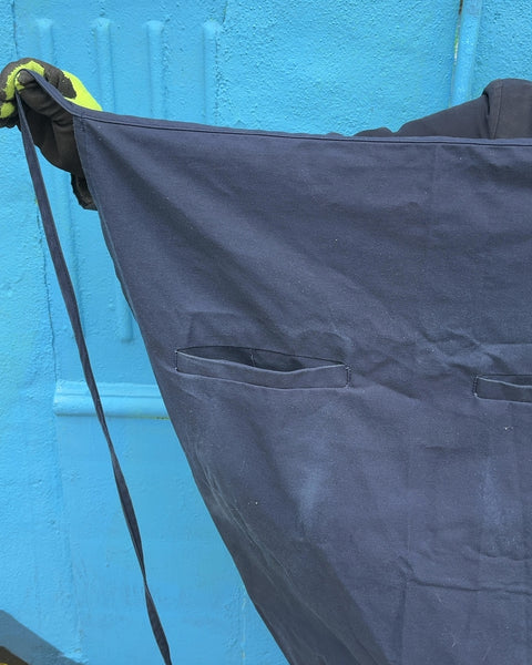 Dark Blue Apron with Pockets