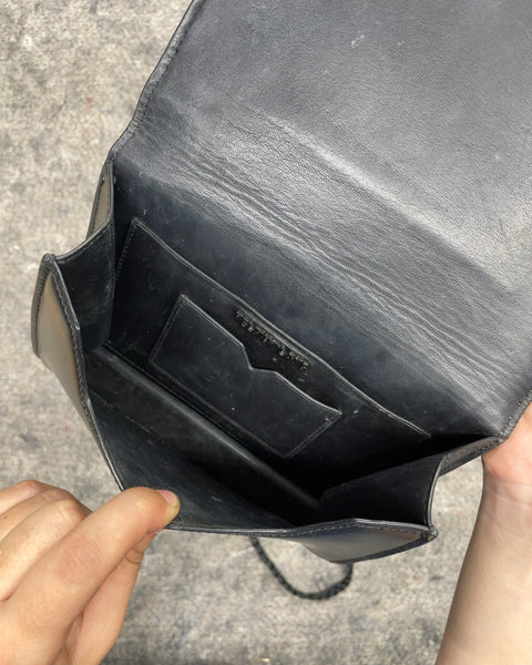 Helmut Lang Two-Tone Leather Crossbody Bag, Needs A Little Love
