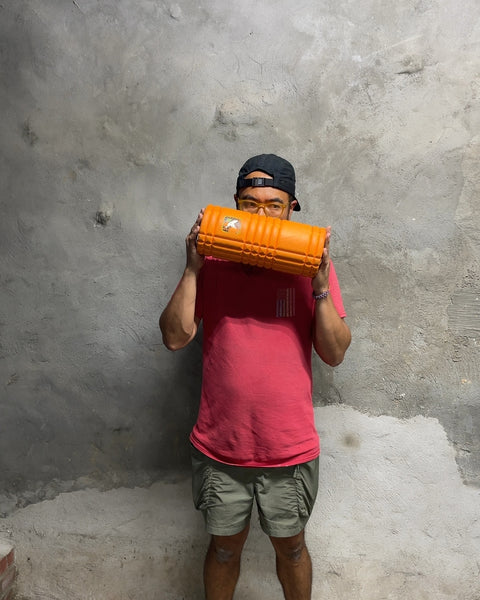 Grid 1.0 Orange Foam Roller, 13x5.5"