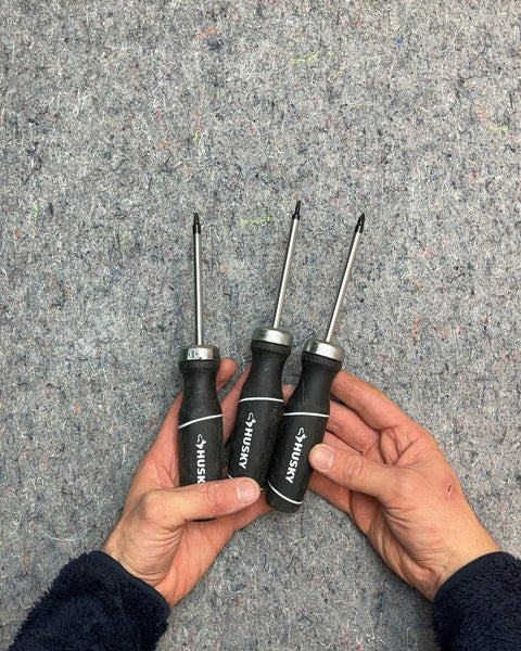 Husky Ratcheting Screwdrivers, Set of 3