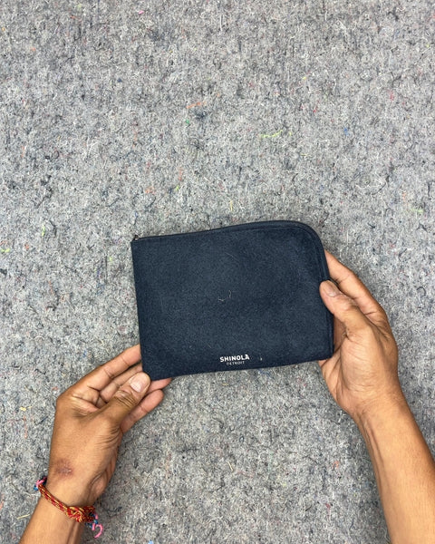 Shinola Detroit Black Pouch