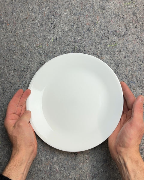 Two More Corelle White Dinner Plates