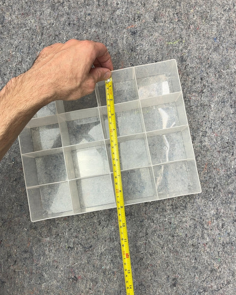 Clear Plastic Storage Organizer, 9x11"