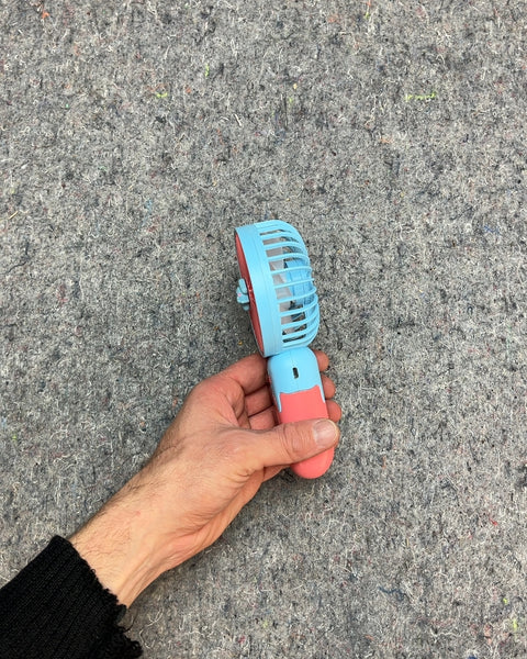 Handheld Personal Fan For A Kid