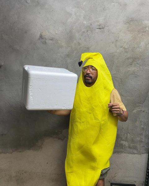 White Foam Cooler