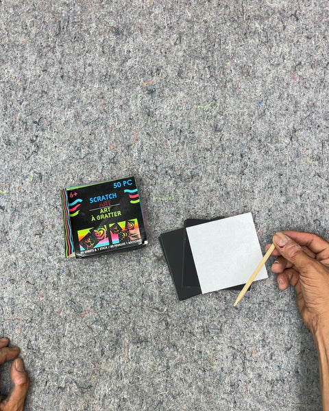 50 Piece Scratch Art Kit