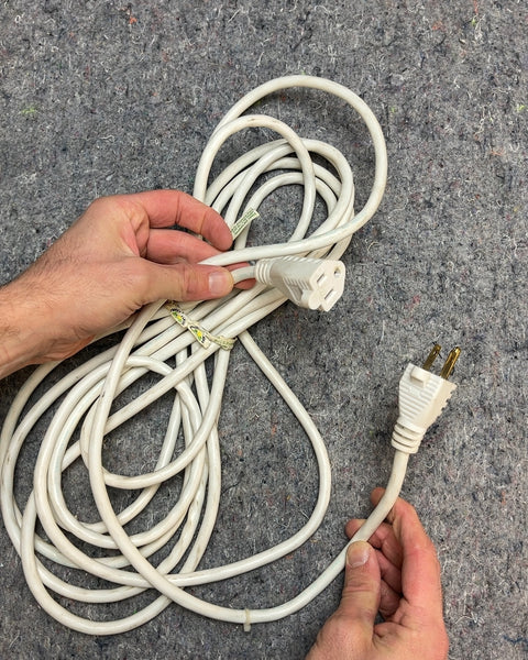 Super Long White Extension Cord