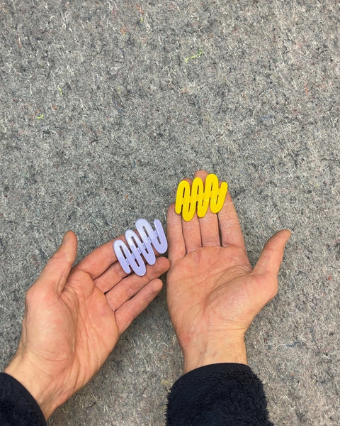 Two Wavy Hair Clips