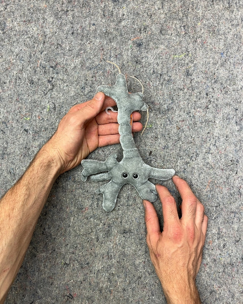 Giant Microbes Brand Plush Brain Cell