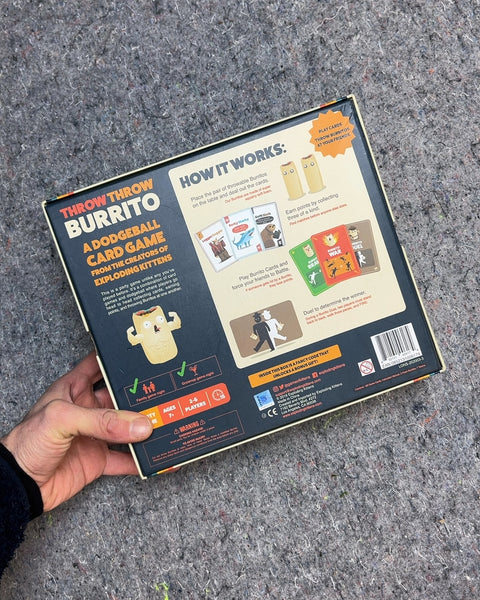 Throw Throw Burrito Dodgeball Card Game