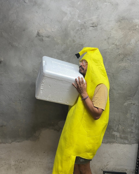 White Foam Cooler