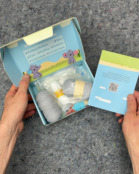 A Cute Elephant Crochet Kit