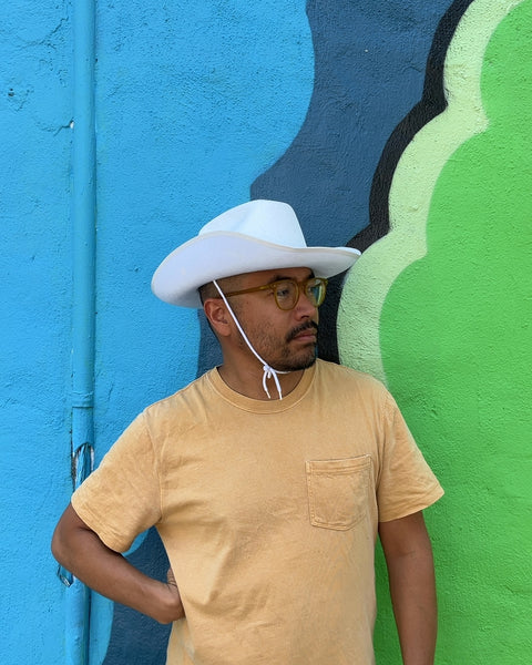 White Cowboy Party Hat