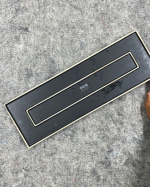 CB2 Ceramic Rectangular Planter Tray, 17x6"