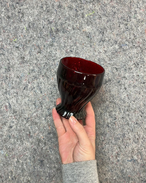 Red Glass Cup