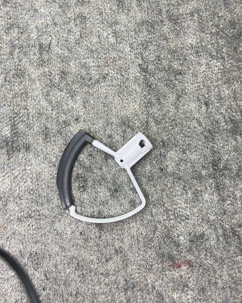 White and Gray Mixer Beater Attachment