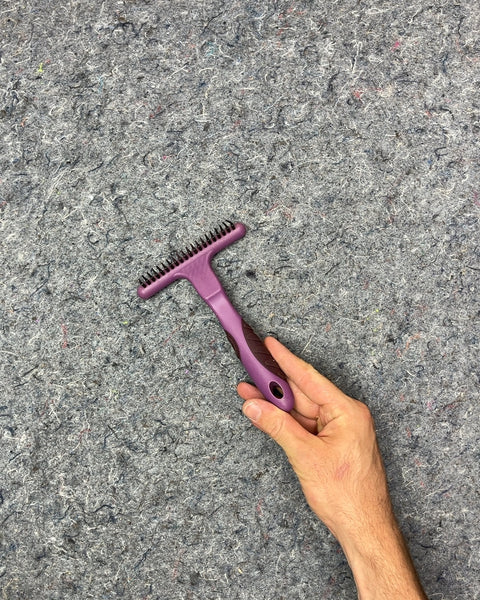 Purple Pet Grooming Rake