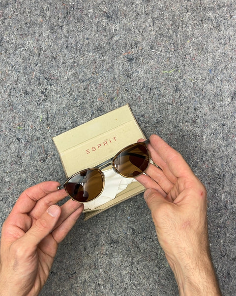 Tokyo Sunglasses in Caramel Brown by Tabulae Eyewear