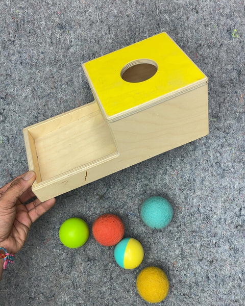 Lovevery Wooden Ball Drop Box