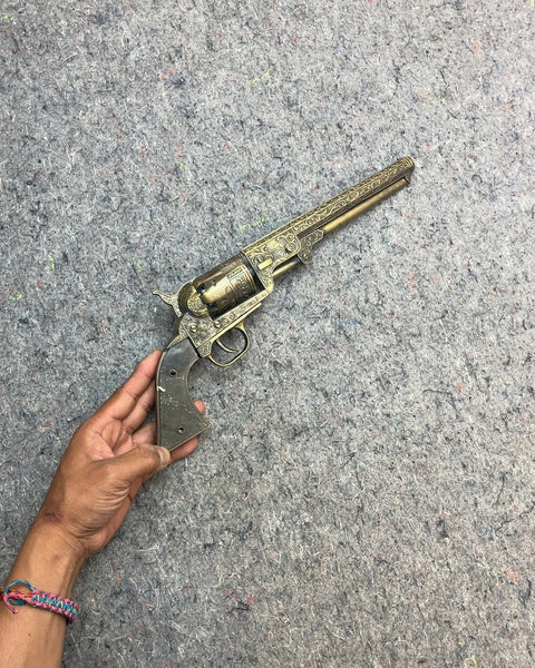 Decorative Engraved Revolver Prop