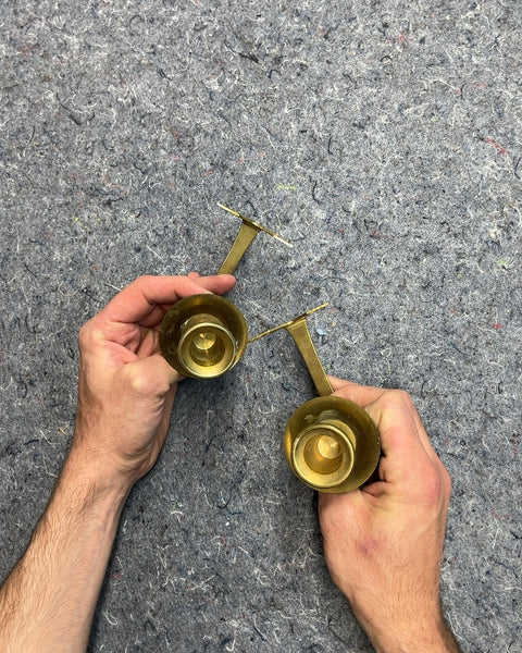 Brass Wall Mount Candle Holders