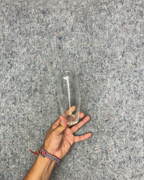 Clear Stemless Drinking Glass