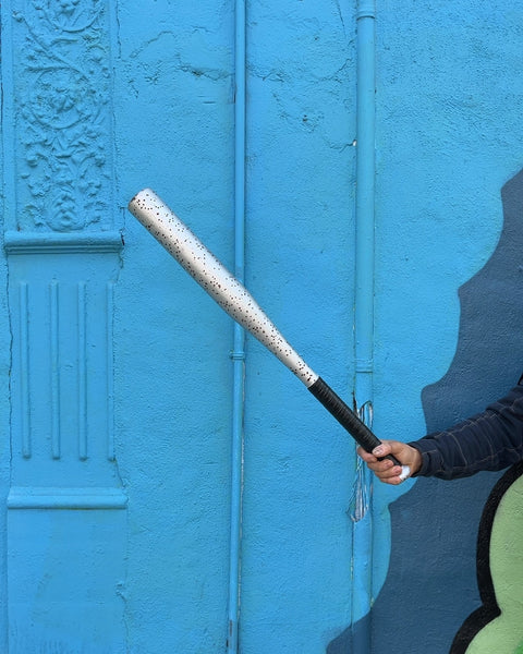 Silver Foam Baseball Bat