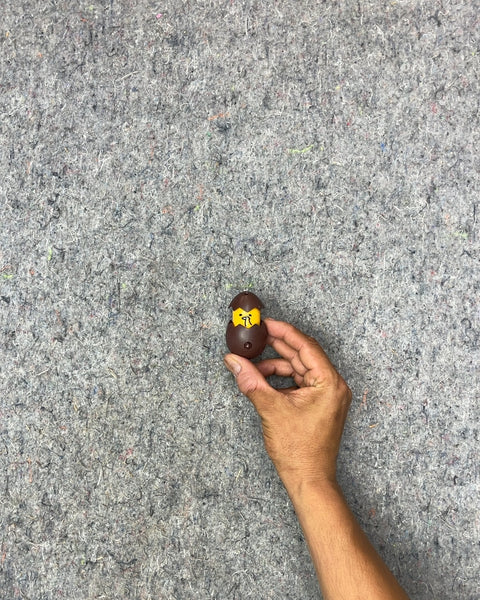 Brown and Yellow Chick in Egg Toy