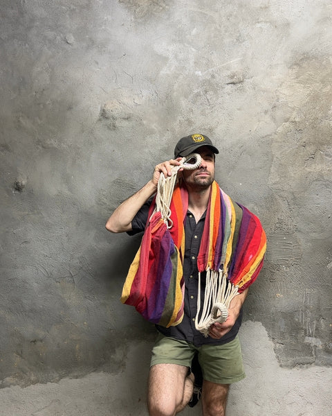 Rainbow Striped Hammock