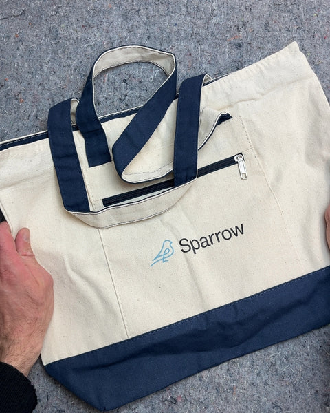 Sparrow Canvas Tote Bag