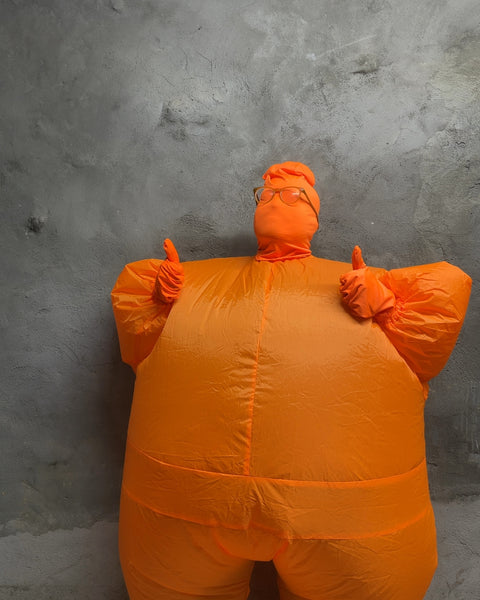 IHGYT Orange Inflatable One-Piece Costume (FZ1451B)