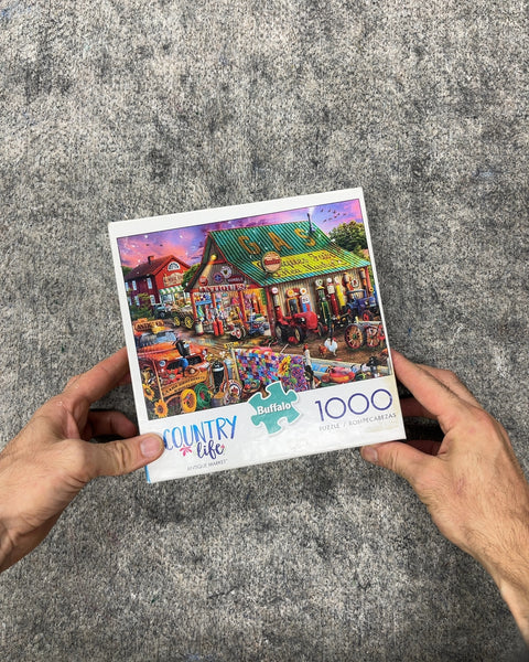 Buffalo Games Country Life Antique Market 1000-Piece Jigsaw Puzzle