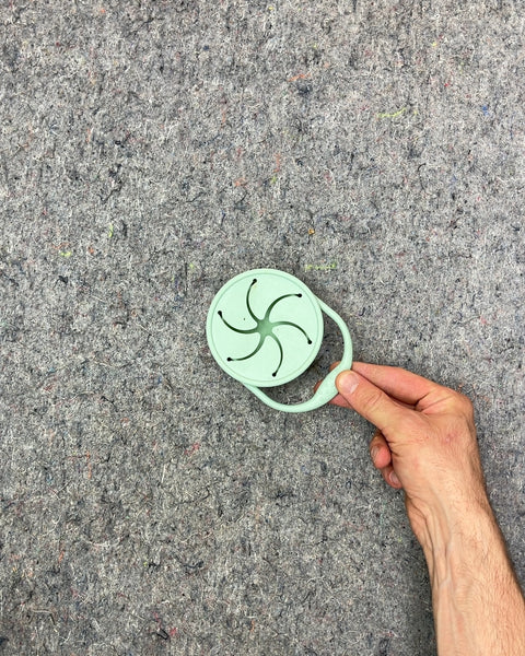 Mint Green Silicone Extendable Snack Cup