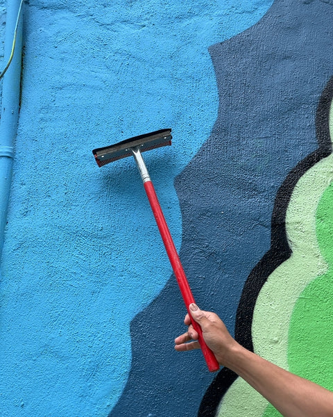 Red Handle Window Squeegee